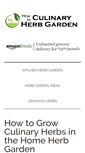 Mobile Screenshot of howtoculinaryherbgarden.com